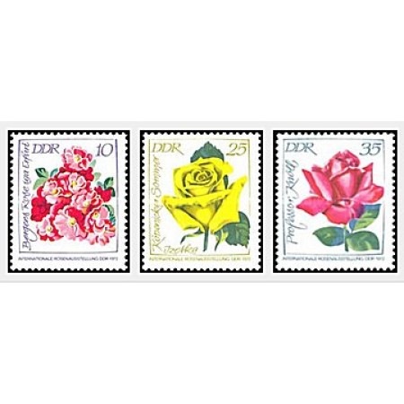 DDR 1972 - trandafiri(format mic), serie neuzata