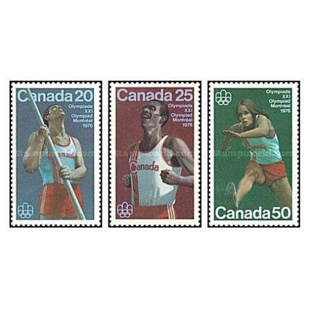 Canada 1975 - JO Montreal atletism, serie neuzata