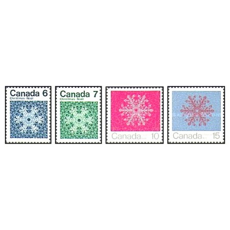 Canada 1971 - Craciun, serie neuzata Canada 1971 - Craciun, serie neuzata