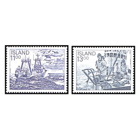 Islanda 1983 - Pescuit, serie neuzata