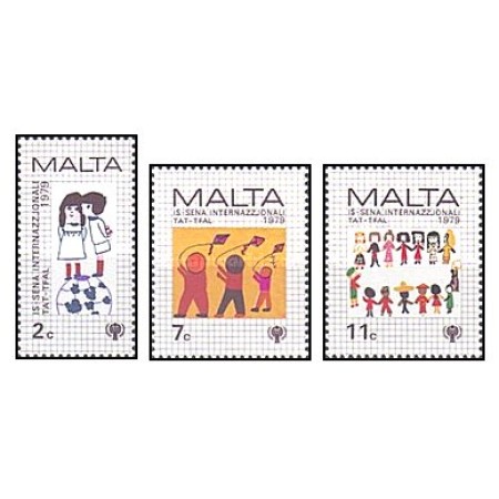 Malta 1979 - UNICEF, copii, serie neuzata Malta 1979 - UNICEF, copii, serie neuzata