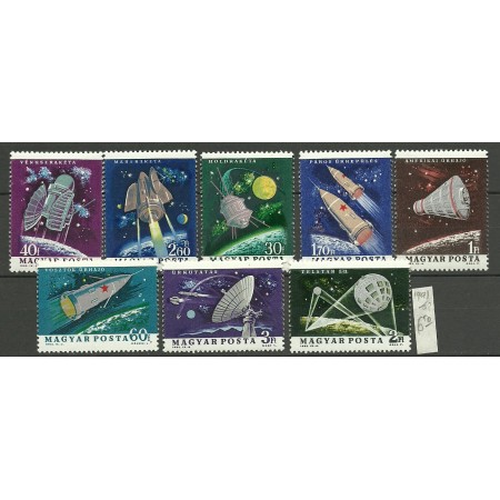 Ungaria 1964 - Cosmonautica, serie neuzata