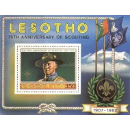 Lesotho 1982 - cercetasi, colita neuzata