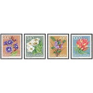 Iugoslavia 1979 - flori, serie neuzata