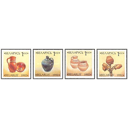 Belarus 1992 - ceramica, serie neuzata Belarus 1992 - ceramica, serie neuzata