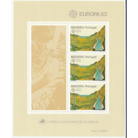 Portugal Madeira 1983 - Europa, bloc neuzat Portugal Madeira 1983 - Europa, bloc neuzat
