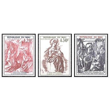 Mali 1978 - Craciun-Durer, serie neuzata Mali 1978 - Craciun-Durer, serie neuzata