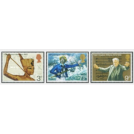 Marea Britanie 1972 - aniversari, serie neuzata Marea Britanie 1972 - aniversari, serie neuzata