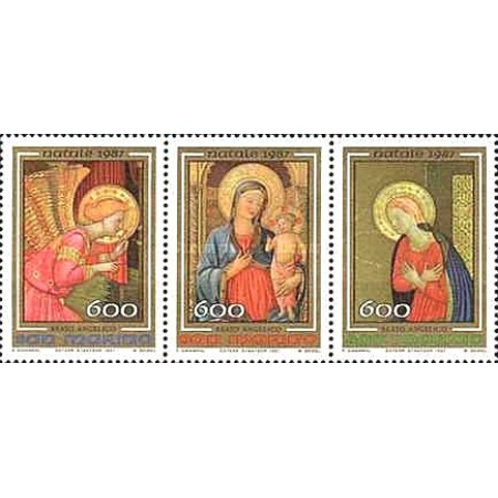 San Marino 1987 - Craciun, serie neuzata San Marino 1987 - Craciun, serie neuzata