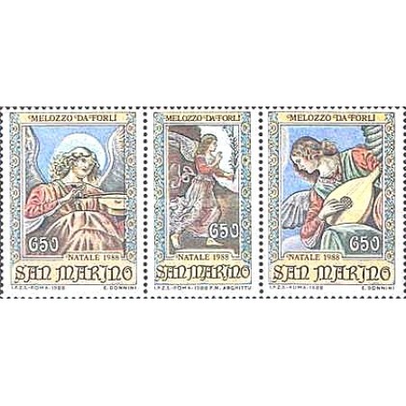 San Marino 1988 - Craciun, serie neuzata San Marino 1988 - Craciun, serie neuzata