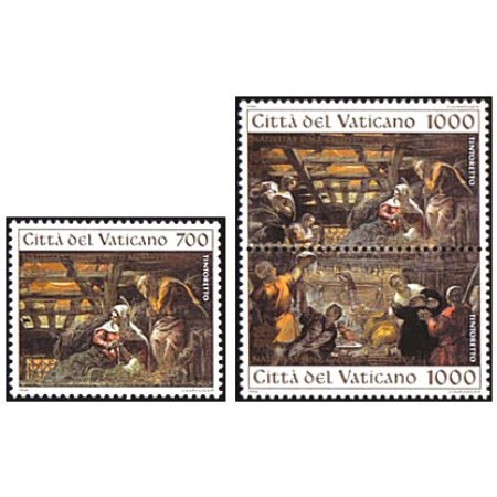 Vatican 1994 - Craciun, serie neuzata