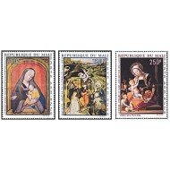 Mali 1970 - Craciun, picturi, arta, serie neuzata