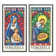 Venezuela 1971 - Craciun, serie neuzata