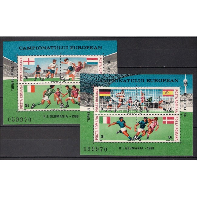 1988 - Campionatul European de Fotbal, blocuri neuzate 1988 - Campionatul European de Fotbal, blocuri neuzate