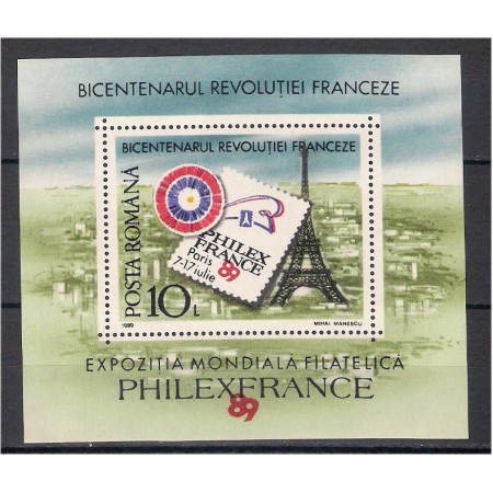 1989 - Philexfrance, colita neuzata