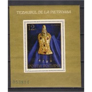 1973 - Tezaurul de la Pietroasa, colita neuzata
