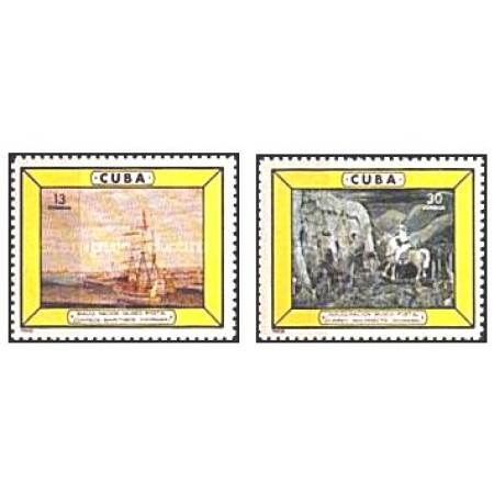 Cuba 1965 - Arta, muzeul postei, serie neuzata Cuba 1965 - Arta, muzeul postei, serie neuzata