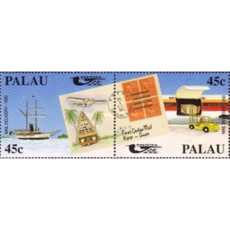 Palau 1990 - expo Pacifica, serie neuzata Palau 1990 - expo Pacifica, serie neuzata