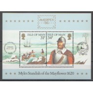 Isle of Man 1986 - Ameripex, colita neuzata