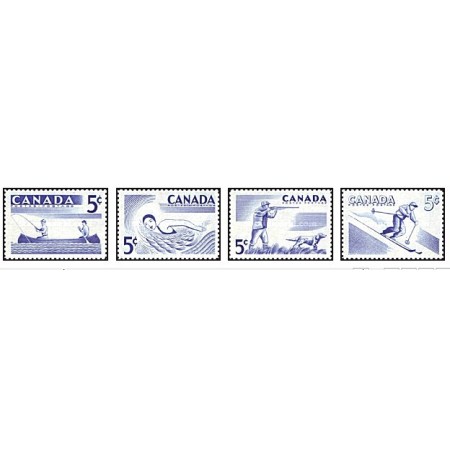 Canada 1957 - sport, serie neuzata Canada 1957 - sport, serie neuzata