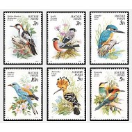 Ungaria 1990 - Pasari, fauna, serie neuzata