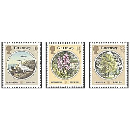 Guernsey 1986 - Europa-natura, serie neuzata Guernsey 1986 - Europa-natura, serie neuzata