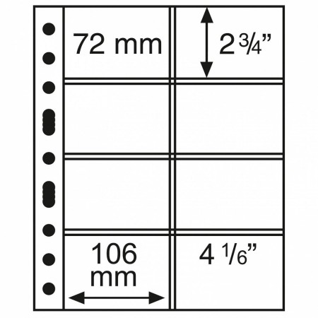 Set folii GRANDE4CT (A4) pentru colectibile de hartie (5 folii) Set folii GRANDE4CT (A4) pentru colectibile de hartie (5 folii)