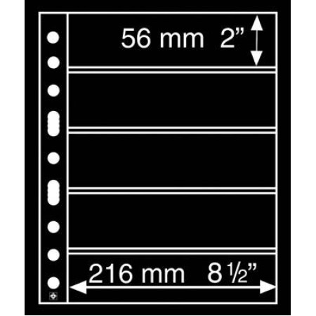 Set 5 folii GRANDE5S (A4) pentru timbre/colectibile de hartie Set 5 folii GRANDE5S (A4) pentru timbre/colectibile de hartie