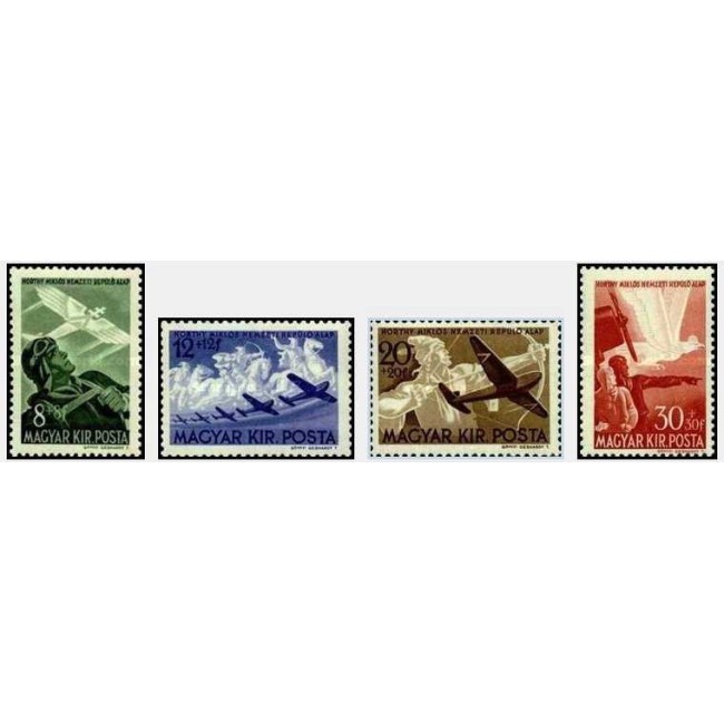 Ungaria 1942 - Aviatie III, serie neuzata