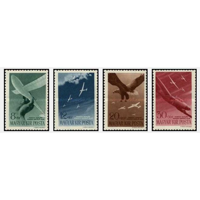 Ungaria 1943 - Aviatie IV, serie neuzata