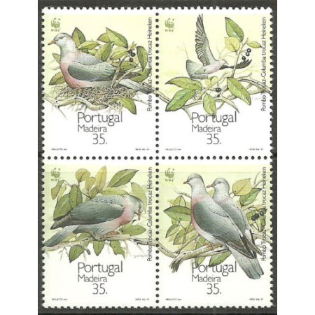 Portugal Madeira 1991 - Pasari, serie neuzata