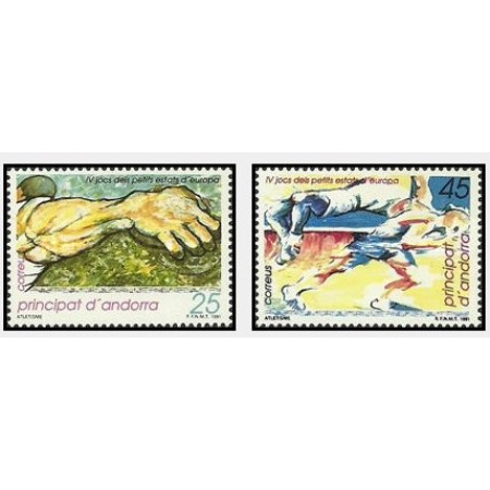 Andorra (Es) 1991 - Atletism, sport, serie neuzata Andorra (Es) 1991 - Atletism, sport, serie neuzata