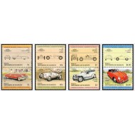 Bequia Grenadines of St Vincent 1984 - Automobile, masini de epoca, serie neuzata