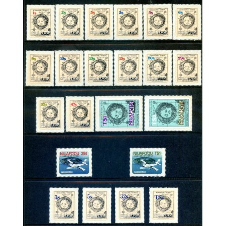 Niuafo'ou(Tonga) 1983 - Mi1-22 serii neuzate Niuafo'ou(Tonga) 1983 - Mi1-22 serii neuzate