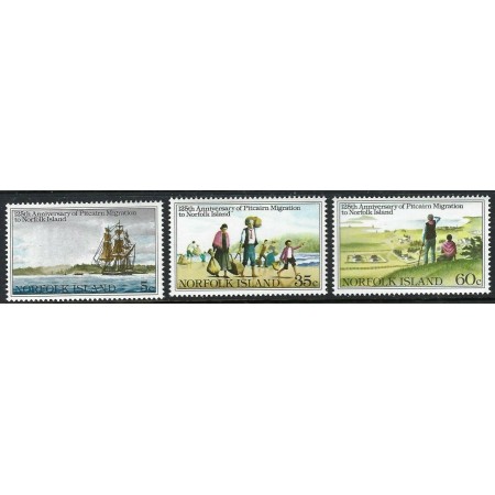 Norfolk Island 1981 - Migration to Norfolk Island, serie neuzata Norfolk Island 1981 - Migration to Norfolk Island, serie neuzata