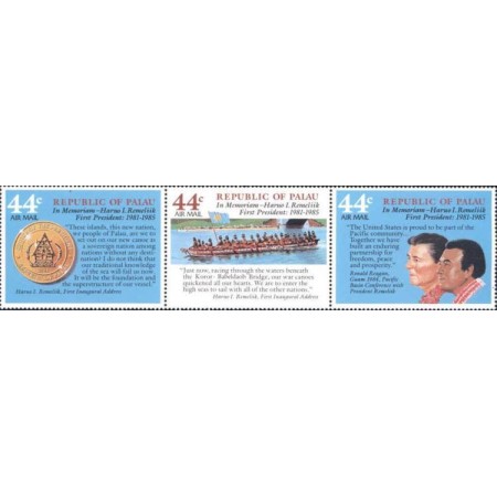Palau 1986 - Haruo I. Remeliik, First President, serie neuzata Palau 1986 - Haruo I. Remeliik, First President, serie neuzata