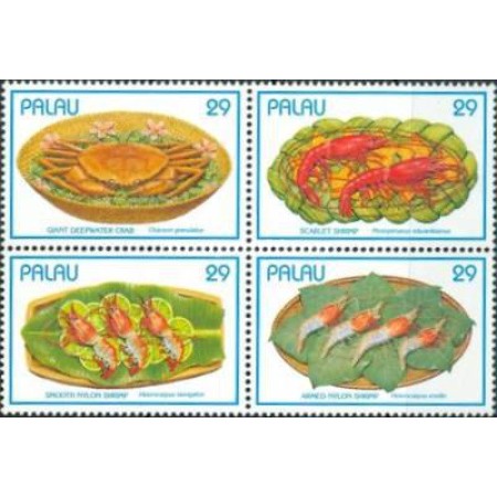 Palau 1993 - Crustacee edibile, serie neuzata Palau 1993 - Crustacee edibile, serie neuzata