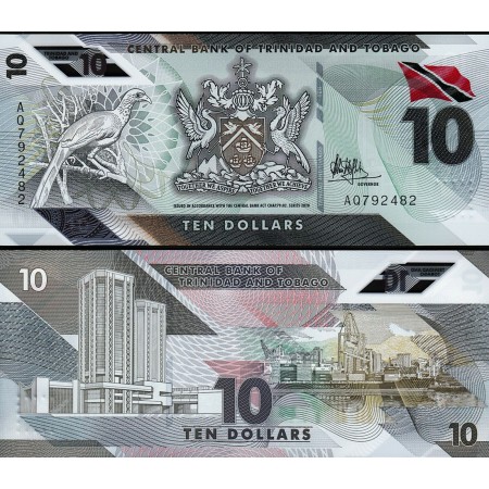 Trinidad and Tobago 2020(2021) - 10 dollars UNC