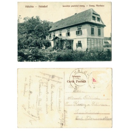 Halchiu (Brasov) 1930 - Locuinta preotului evang., ilustrata cir