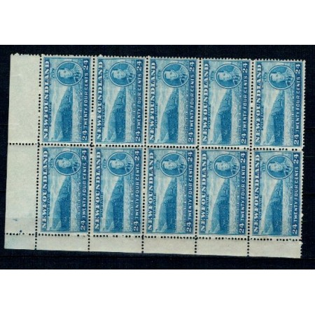 Newfoundland 1937 - Mi229A bloc de 10 neuzat Newfoundland 1937 - Mi229A bloc de 10 neuzat
