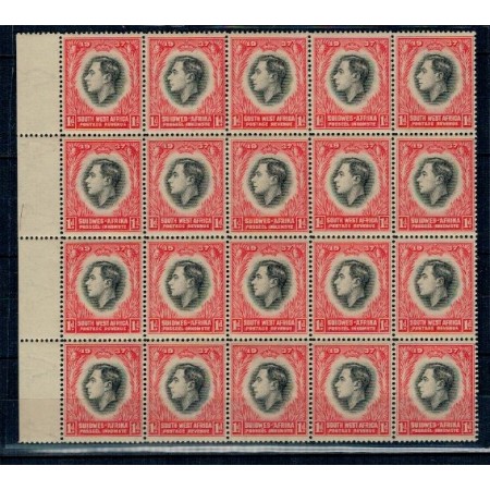South Vest Africa 1937 - Mi184-185 fragment de coala neuzata South Vest Africa 1937 - Mi184-185 fragment de coala neuzata