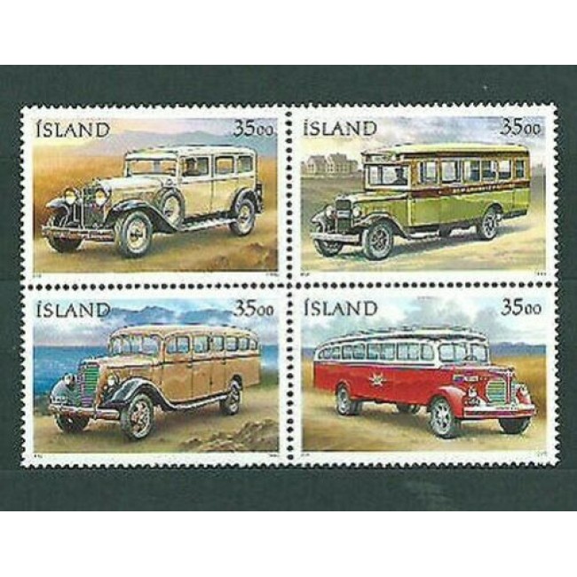 Islanda 1996 - Vehicule postale, serie neuzata
