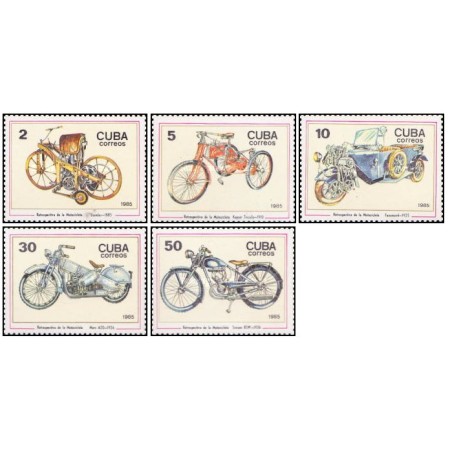 Cuba 1985 - Motociclete, serie neuzata