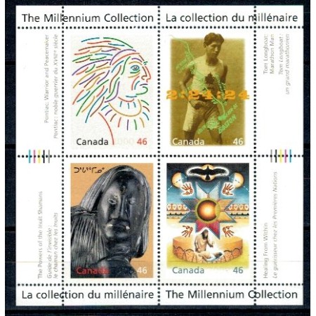 Canada 2000 - Millennium, bloc neuzat Canada 2000 - Millennium, bloc neuzat