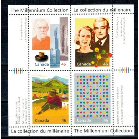 Canada 2000 - Millennium, bloc neuzat Canada 2000 - Millennium, bloc neuzat
