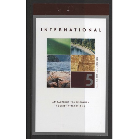 Canada 2002 - Atractii turistice, carnet cu timbre autocolant Canada 2002 - Atractii turistice, carnet cu timbre autocolant