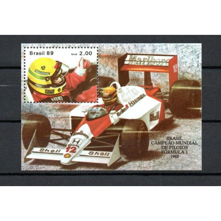 Brazilia 1989 - Formula 1, Ayrton Senna, colita neuzata