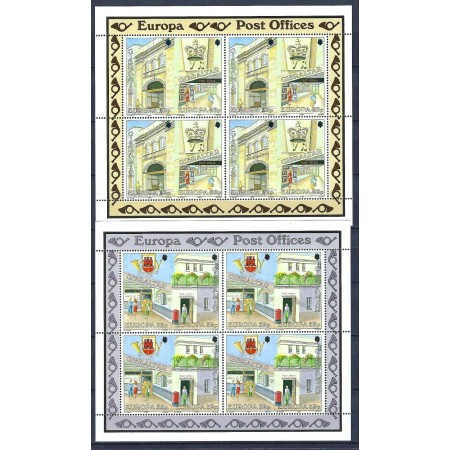 Gibraltar 1990 - Europa, oficii postale, serie KLB neuzate Gibraltar 1990 - Europa, oficii postale, serie KLB neuzate