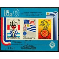 Uruguay 1975 - Expozitii, evenimente, bloc ndt neuzat