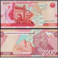 Uzbekistan 2021 - 2000 som UNC